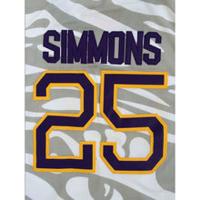 Load image into Gallery viewer, LSU Tigers #25 Ben Simmons WHITE Basketball Jersey - College Fan Gear