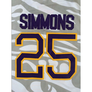LSU Tigers #25 Ben Simmons WHITE Basketball Jersey - College Fan Gear
