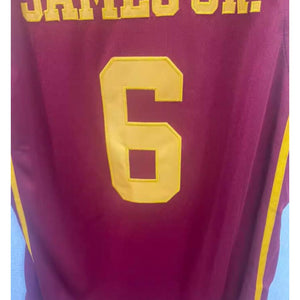Bronny James JR.  6 USC College Basketball Jersey Embroidery