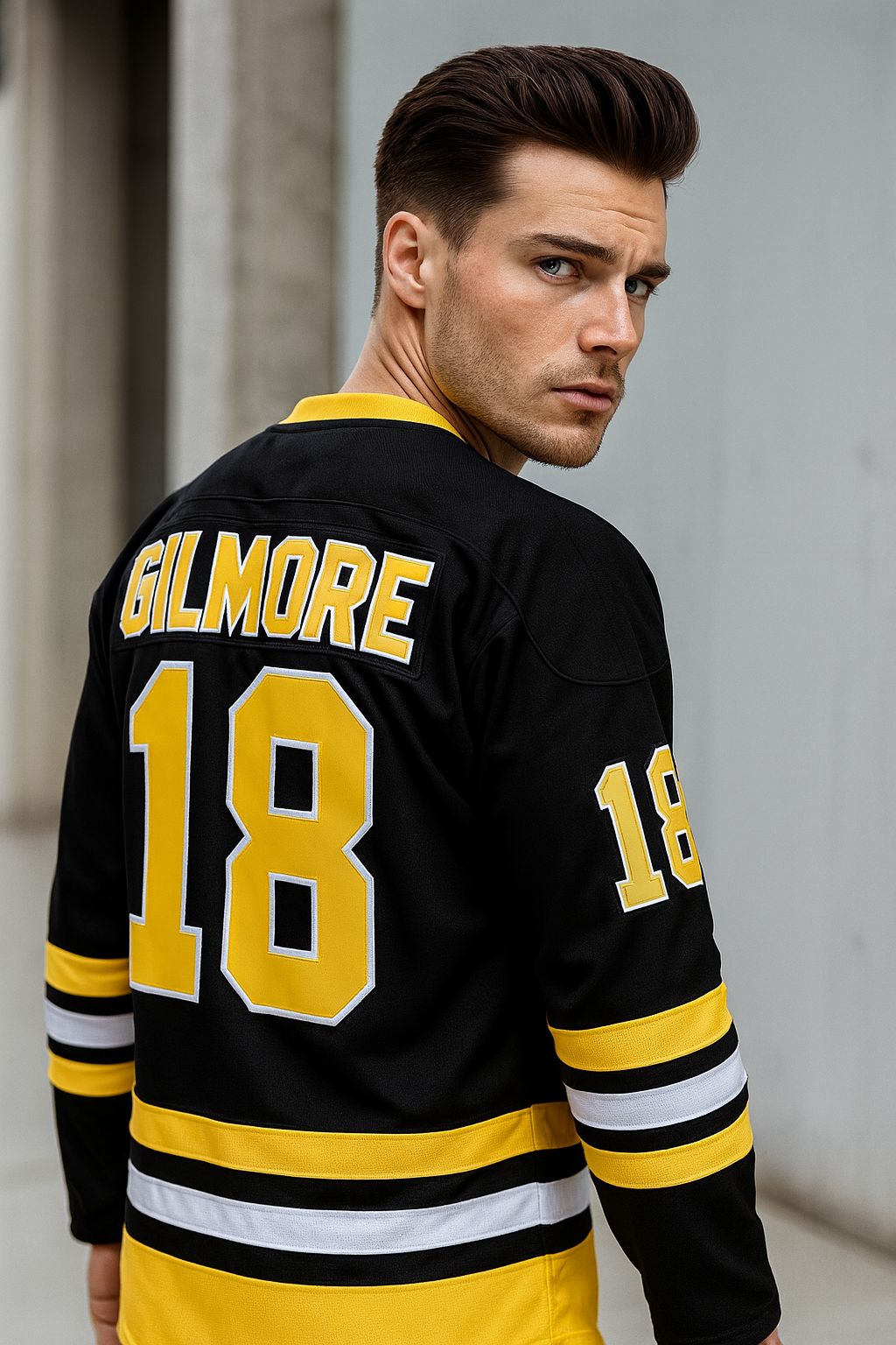 Happy Gilmore 2 Movie #18 Boston Adam Sandler Ice Hockey Jersey