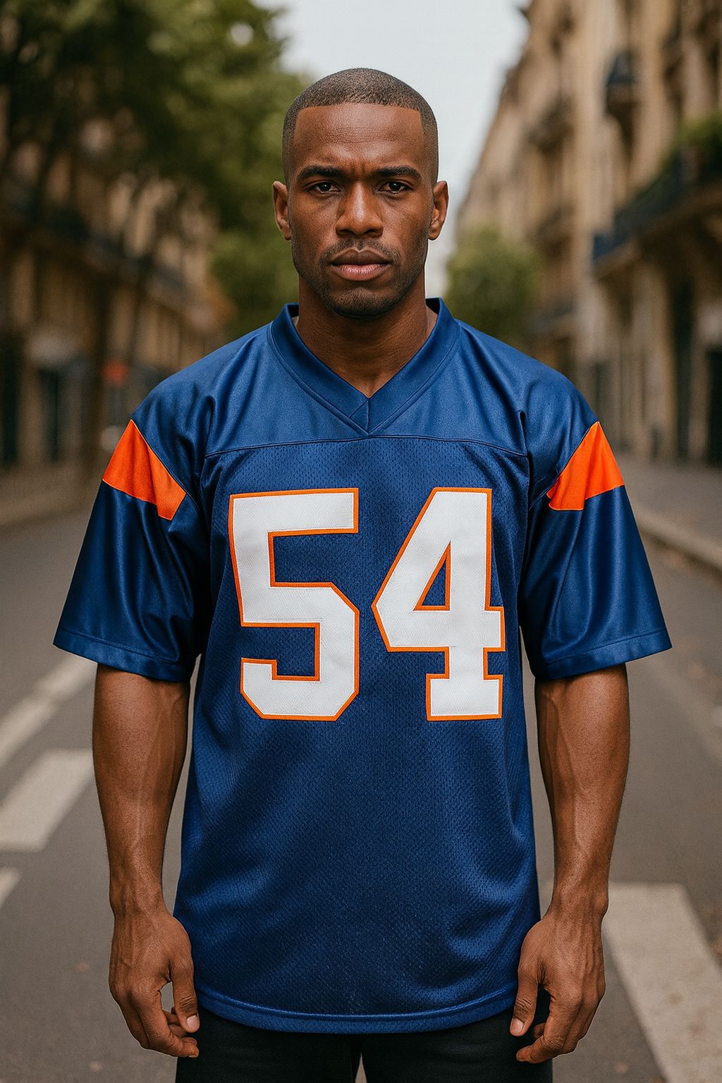 Blue Mountain State #54 Thad Castle Football Jersey Blue