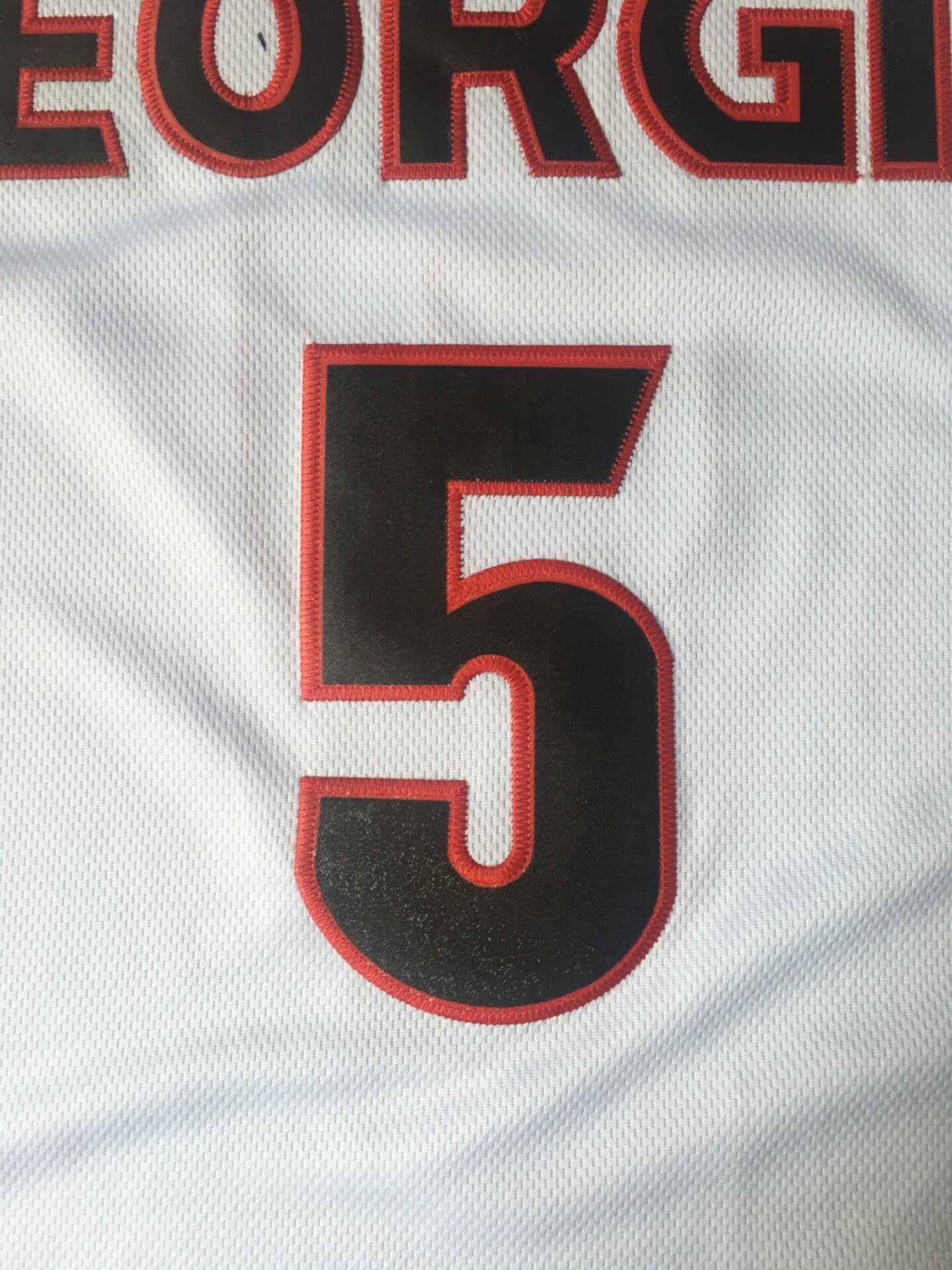 Anthony Edwards #5 University of Georgia Basketball Jersey College - White