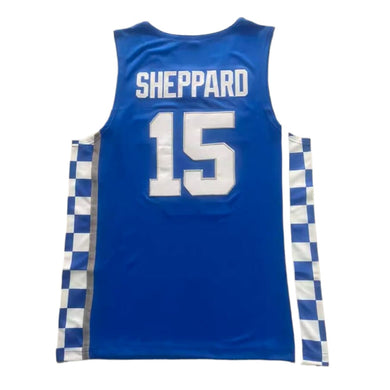 #15  Reed Sheppard Kentucky College Basketball Jersey Blue