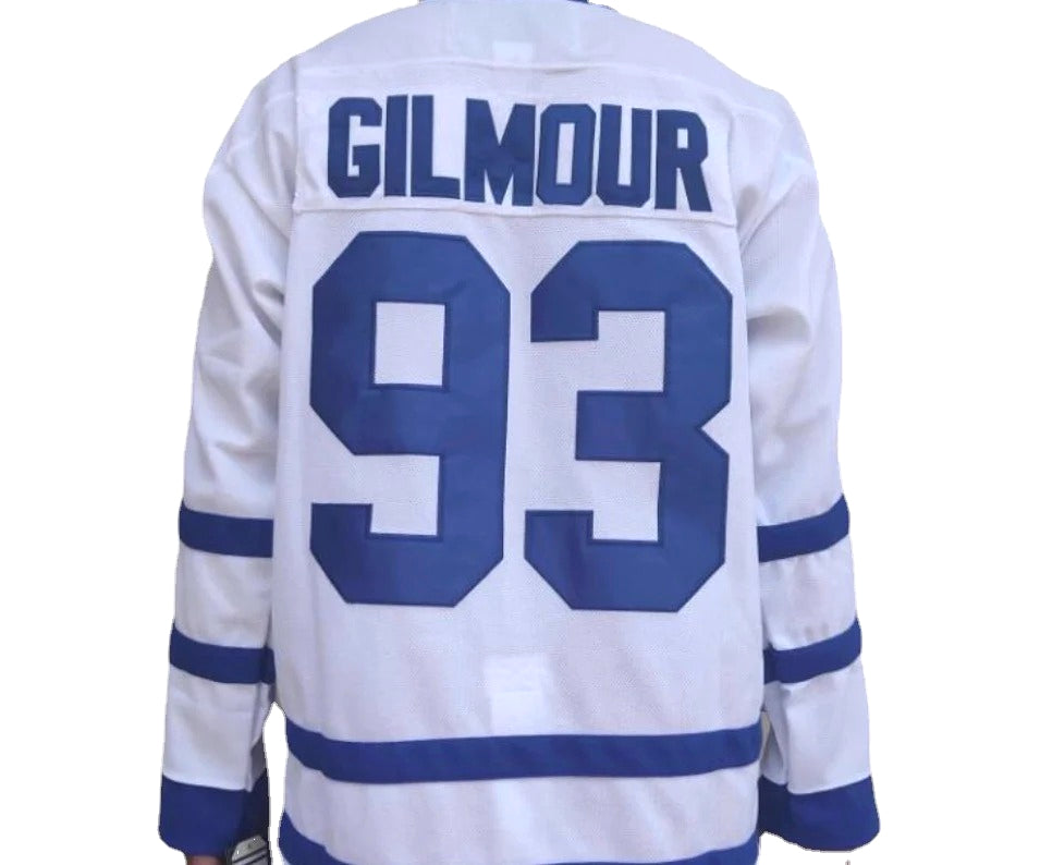 Toronto Maple Leafs White 93 Gilmour Jersey Ice Hockey Jersey