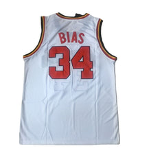 Load image into Gallery viewer, Len Bias #34 Maryland Terrapins College Basketball Jersey White