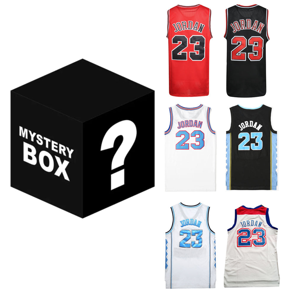 Mystery Box Basketball Jersey #23 Jordan Throwback Jerseys buymoviejerseys.com