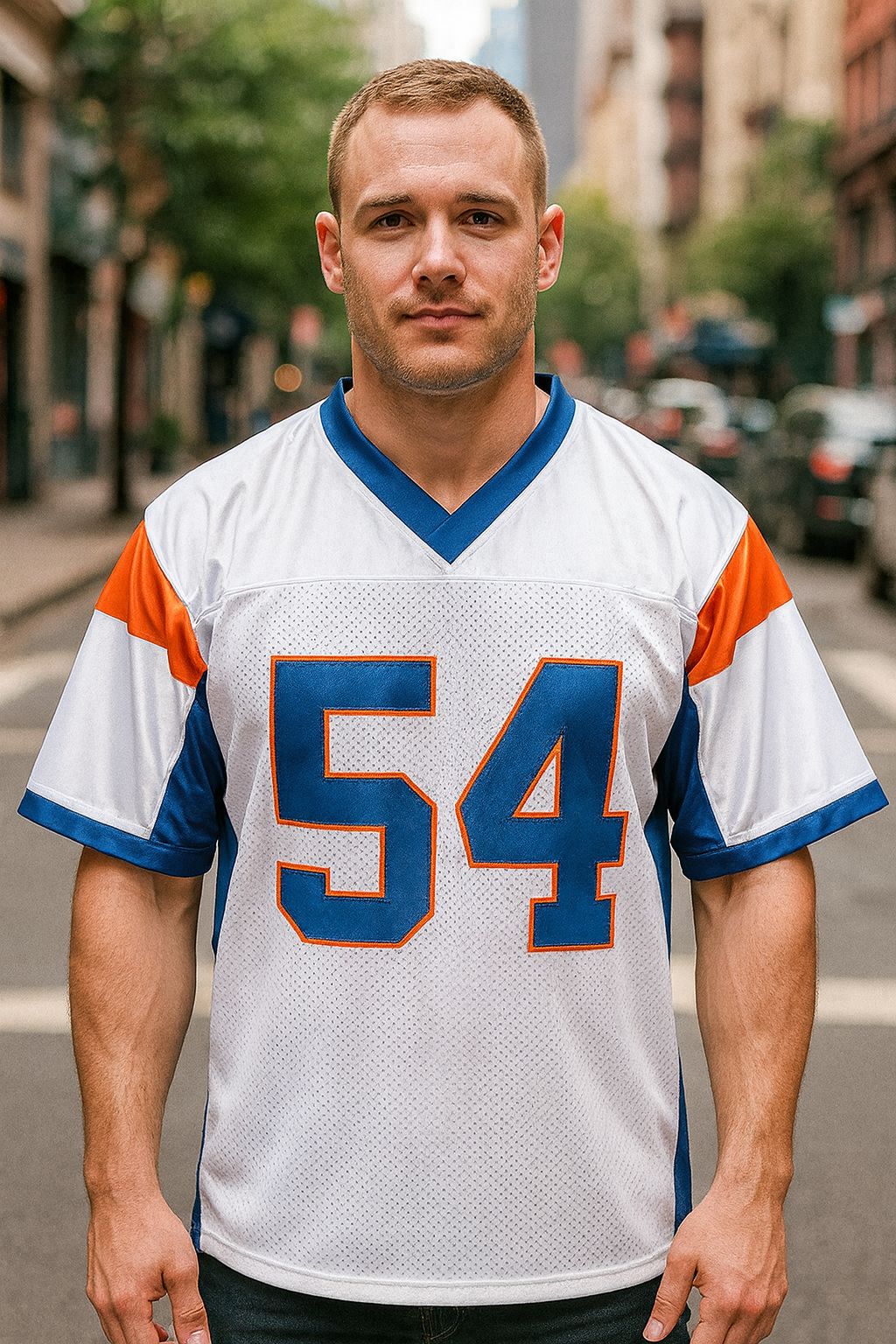Blue Mountain State #54 Thad Castle Football Jersey White
