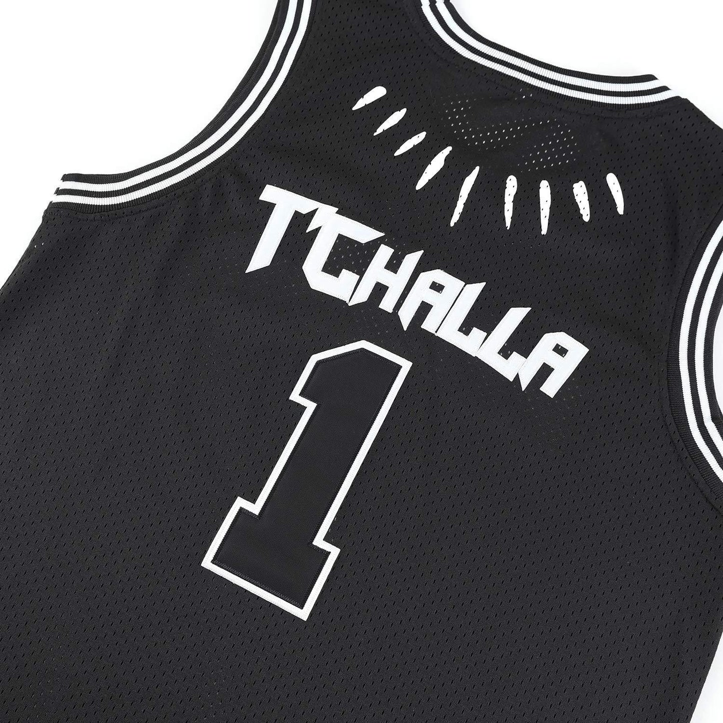 WAKANDA KING T’CHALLA #4 Black #1 Hip-hop Retro Jersey American Basektball Jersey