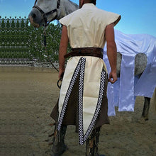 Load image into Gallery viewer, Timeless Elegance: Medieval Men&#39;s Vest and Robe - Renaissance Knight Riding Suit