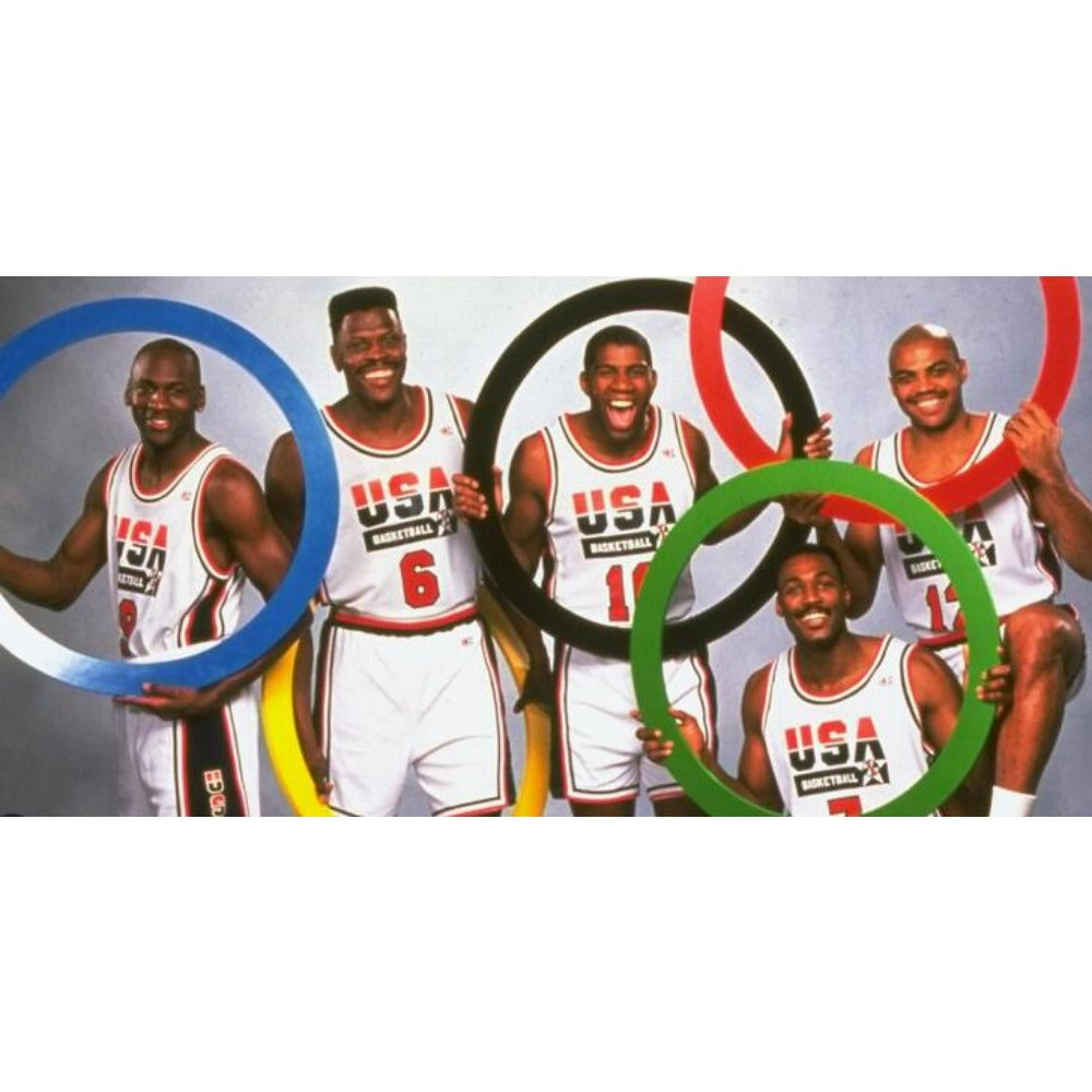 Michael Jordan #9 USA Dream Team Basketball Jersey Darkblue and White 2 Pcs Set