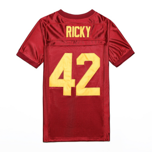 Custom Boyz n the Hood – Ricky Baker #42 Football Jersey (Morris Chestnut)