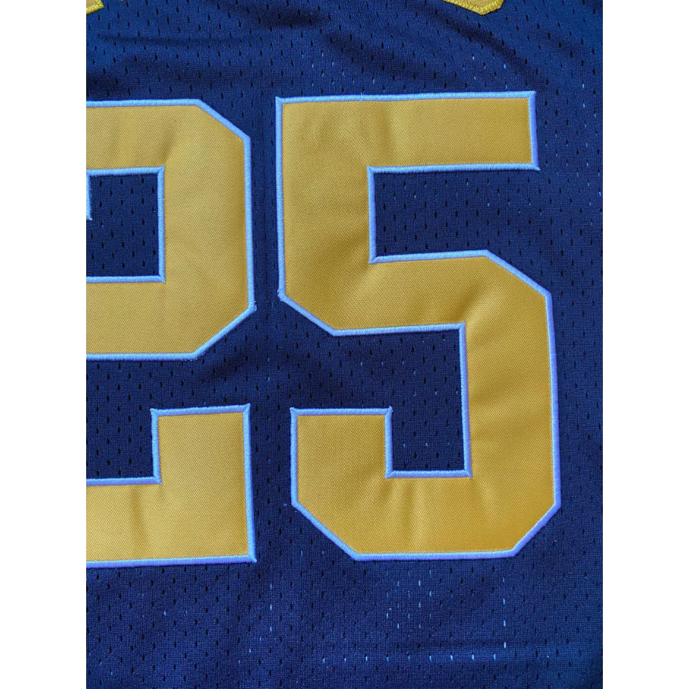 Juwan Howard #25 Michigan Fab Five Basketball Jersey Jerseys Dark Blue