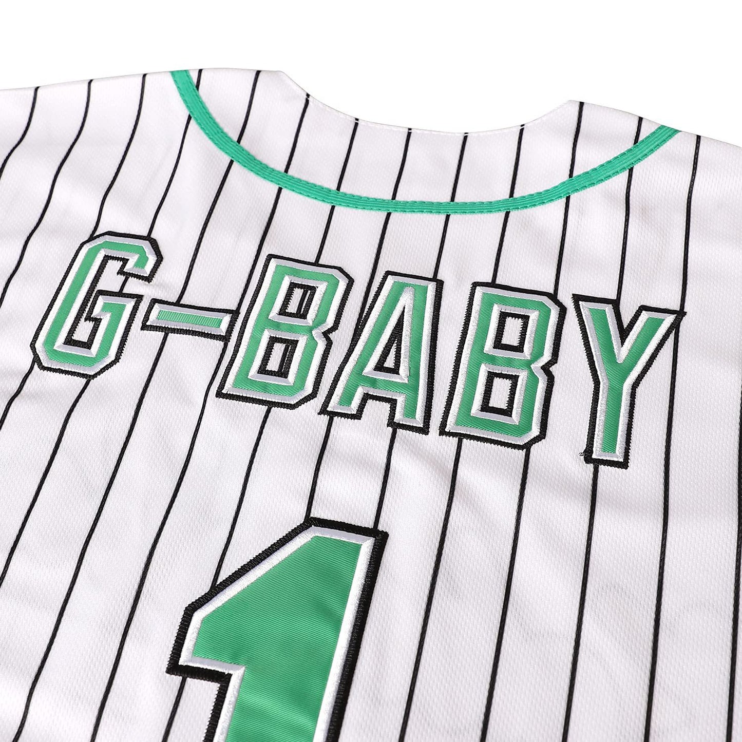 HARD BALL Movie Jerseys G-Baby #1 Kekambas Baseball Jersey