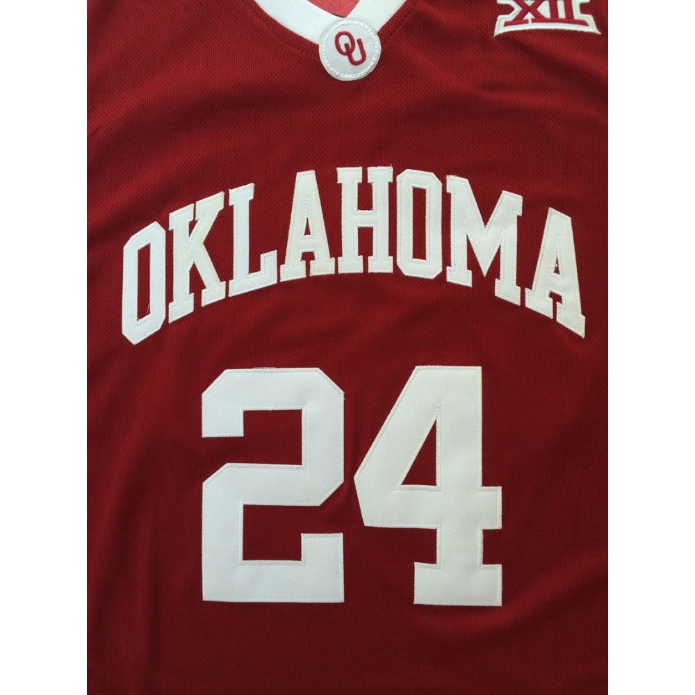Custom Oklahoma Sooners #24 Buddy Hield Red Basketball Jersey - College Fan Gear