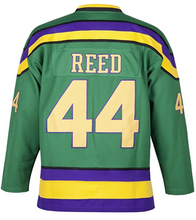 Load image into Gallery viewer, The Mighty Ducks Movie Hockey Jersey Fulton Reed  # 44 Defenseman
