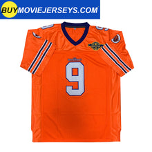 Load image into Gallery viewer, The Waterboy Movie Muddogs Bobby Boucher America Football Jersey #9 Orange Color