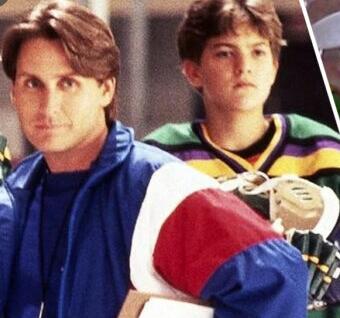  Youth Mighty Ducks Movie Ice Hockey Jersey 66# Gordon Bombay  Stitched Letters and Numbers : Clothing, Shoes & Jewelry