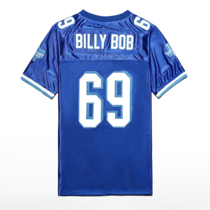 Billy Bob #69 Varsity Blues West Canaan High School Football Jersey