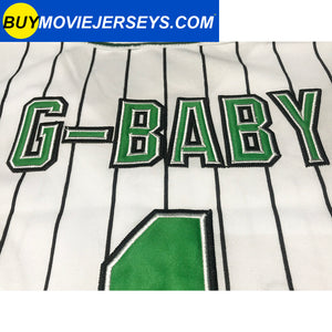 HARD BALL Movie Jerseys G-Baby #1 Kekambas Baseball Jersey