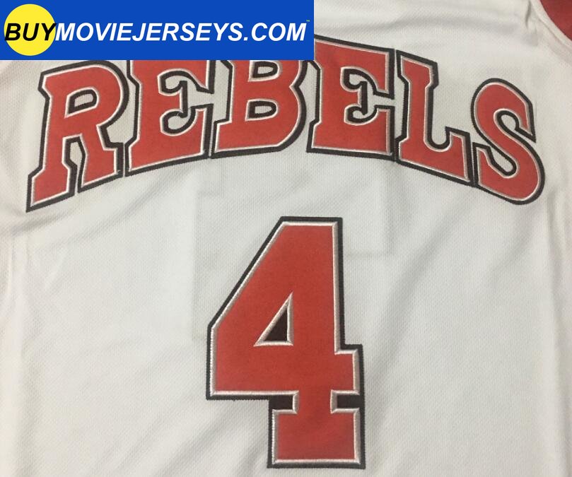 Larry Johnson #4 UNLV Rebels Retro Basketball Jersey White