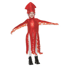 Load image into Gallery viewer, Kids Octopus Costume Sea Life Ocean Animal Girls Boys Halloween Fancy Dress