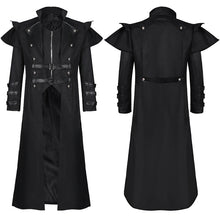 Load image into Gallery viewer, Mens&#39; Steampunk Trench Coat Gothic Long Jacket Vampire Halloween Costume Cosplay