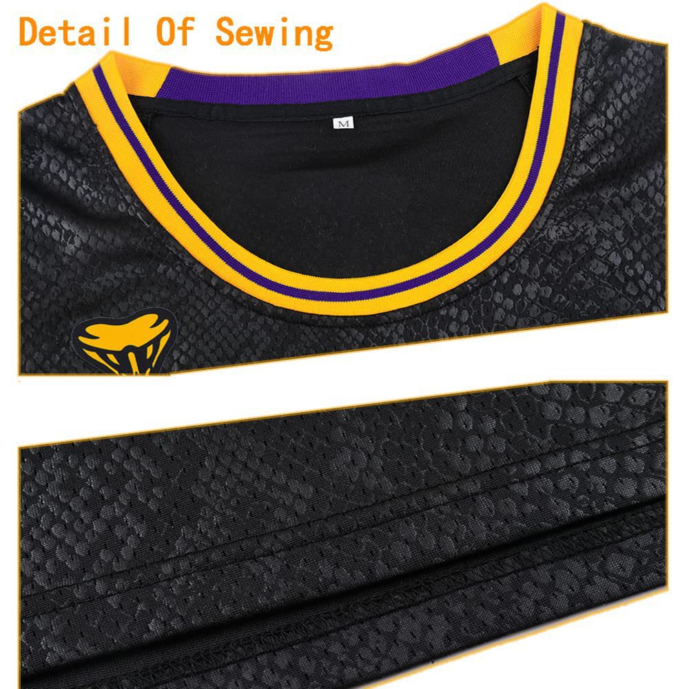 Kobe Bryant #8/24 Jersey – Mamba Tribute Basketball Throwback