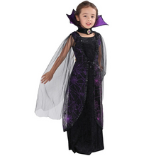 Load image into Gallery viewer, Girls Witch Costume Kids Halloween Cosplay Fancy Dress Up Party Outfit