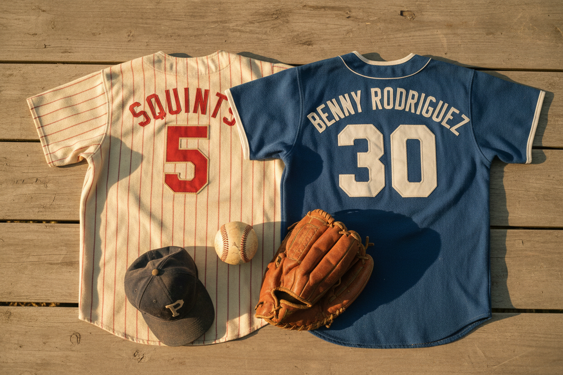 The Ultimate Sandlot Jersey Guide: Squints #5, Benny Rodriguez #30 & More