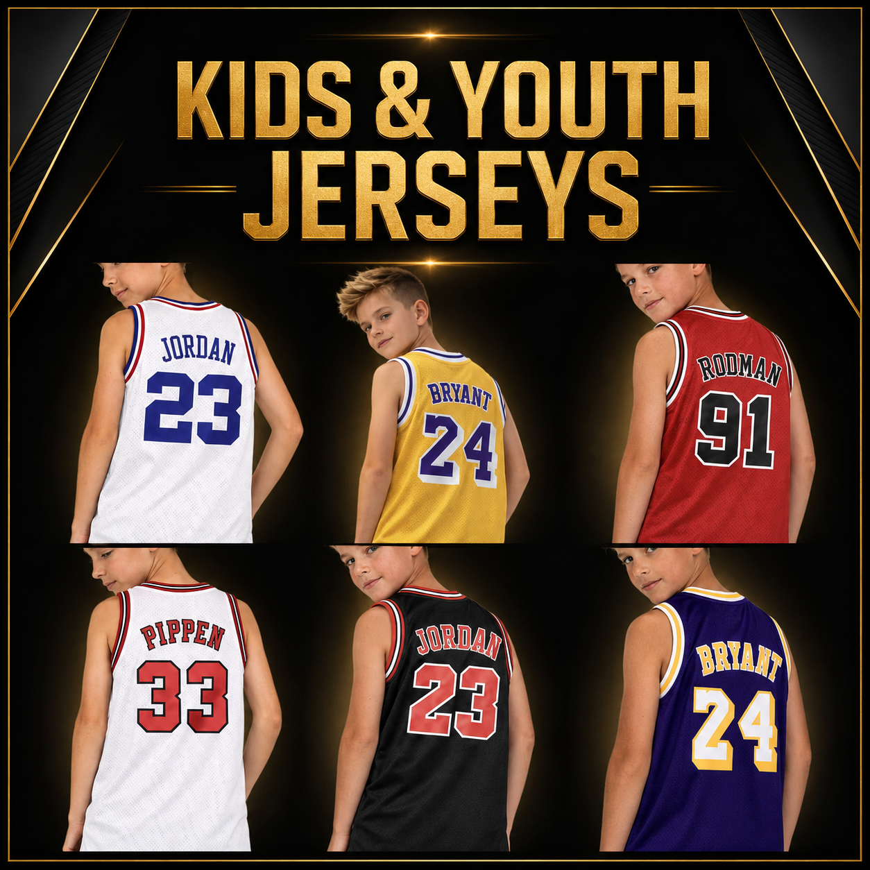 Kids & Youth Jerseys | Movie, Retro & Sports | BuyMovieJerseys