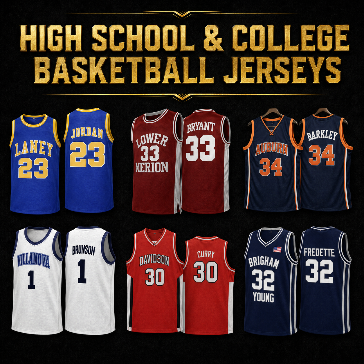 Retro High School & College Basketball Jerseys | BuyMovieJerseys