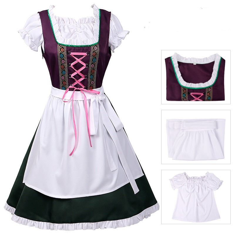 Dirndl Dress Bavarian German Traditional Oktoberfest Clothing for Women and Men