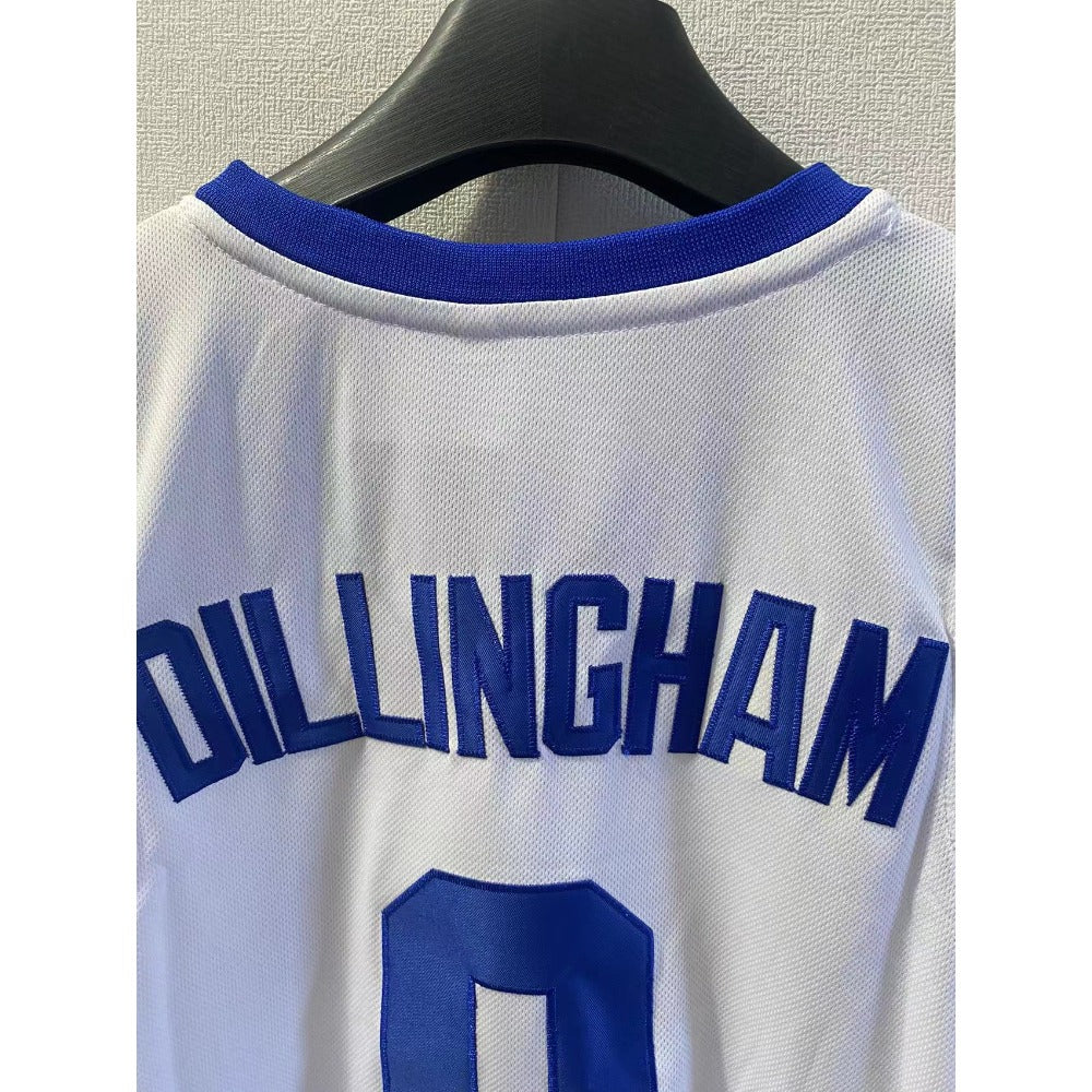 #0 Rob Dillingham Kentucky College Basketball Jersey White Embroidered