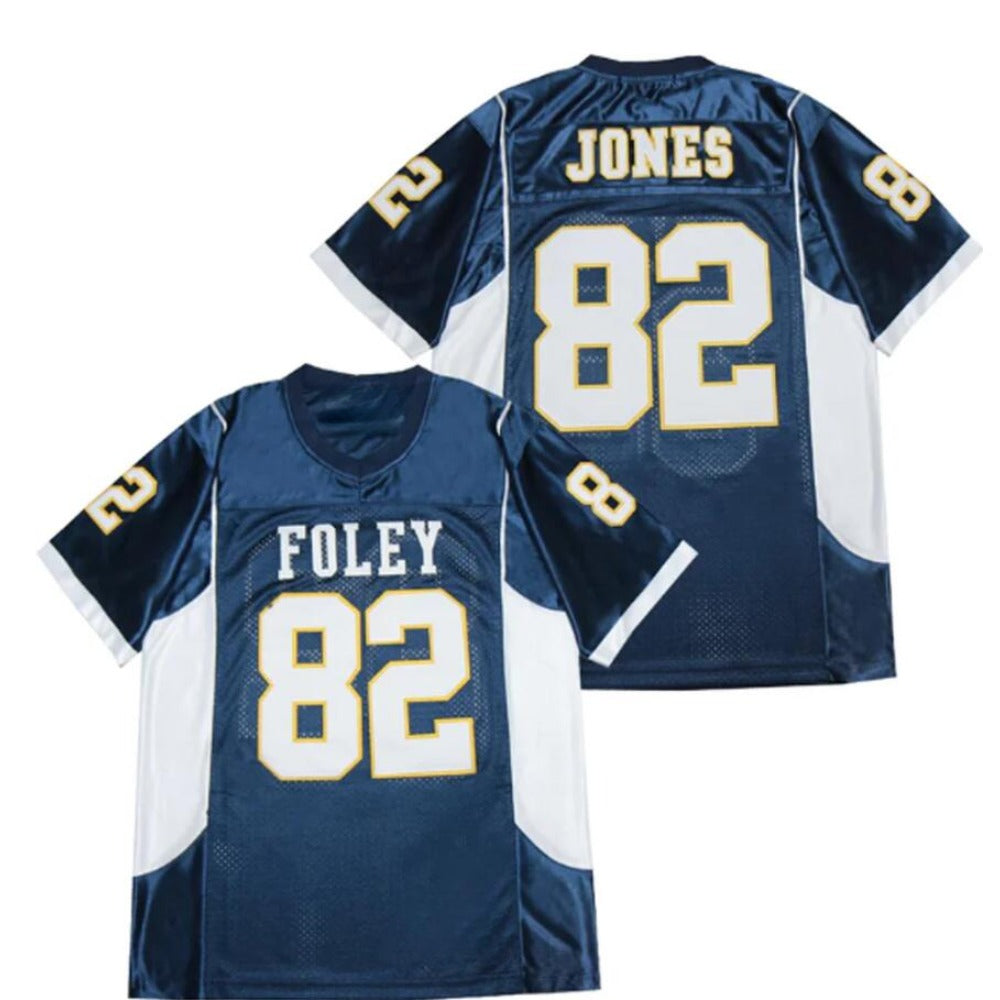 Julio Jones Foley High School Football 82 Jersey- Blue Mesh Embroidered T shirt