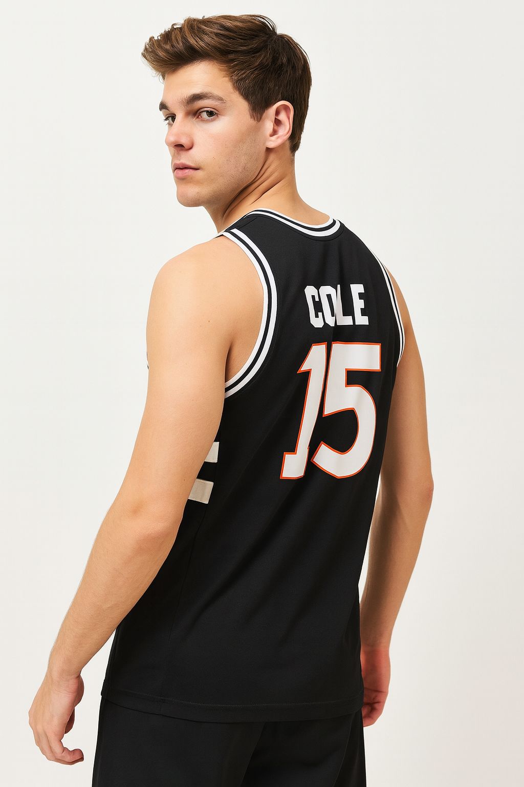 J.Cole #15 Bulldogs High School Basketball Jersey