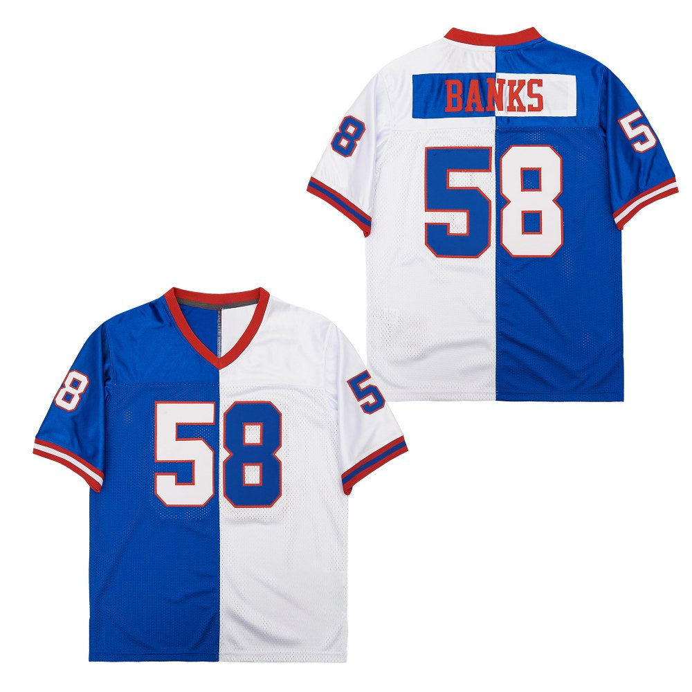 Giants Blue and White American Football Jersey #11 #53 #56 #58 #88 Limited Edition