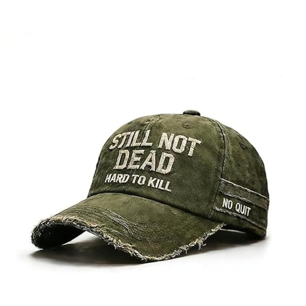 STILL NOT DEAD Embroidered Cotton Baseball Cap Vintage Washed Hat