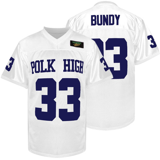 MARRIED WITH CHILDREN AL BUNDY JERSEY #33 WHITE