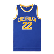 Load image into Gallery viewer, Love and Basketball Quincy McCall #22 Basketball Movie Jersey Blue