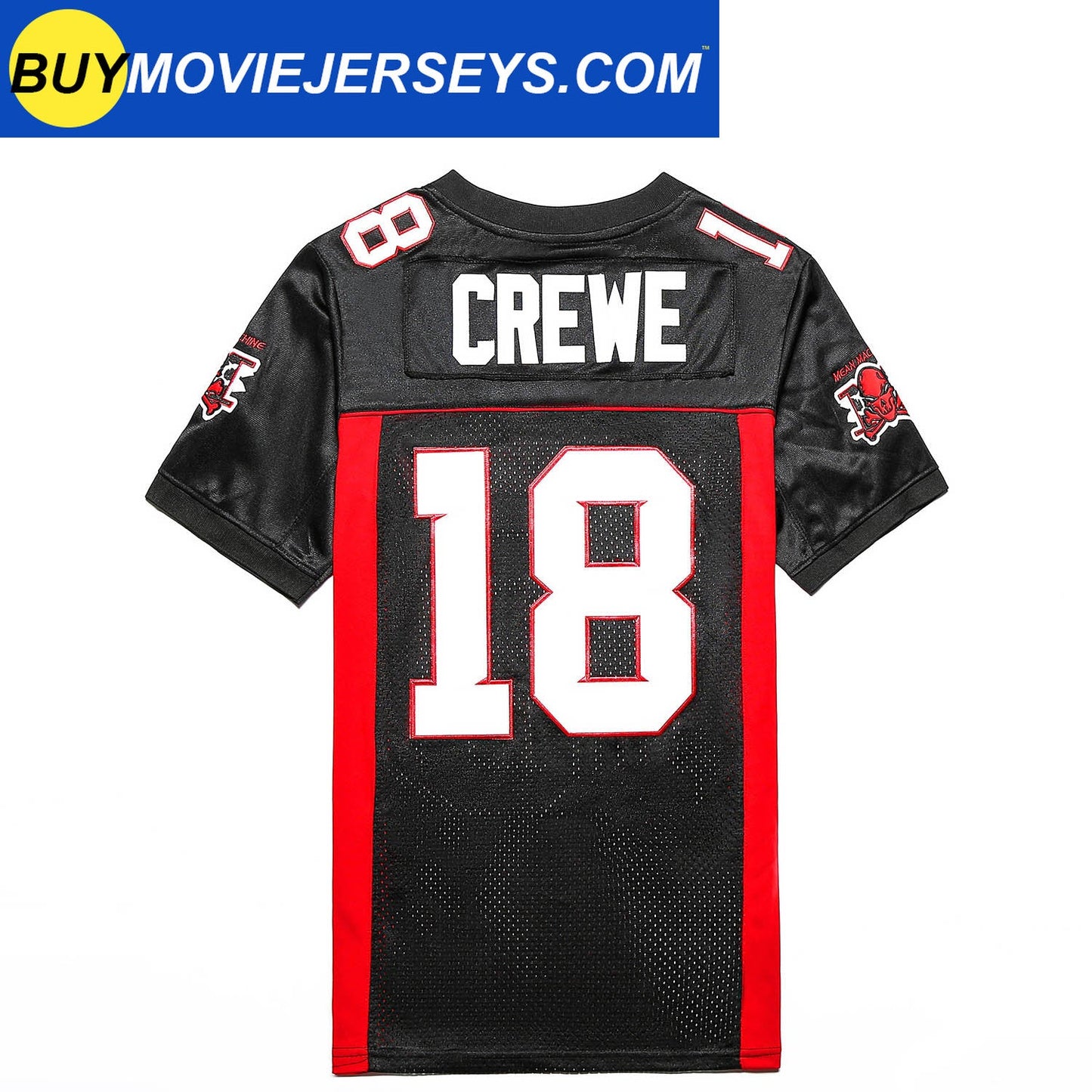 Mean Machine Longest Yard Jersey - Paul Crewe #18 Battle Football Jersey