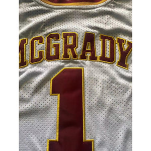 Tracy McGrady #1 Mount Zion High School Basketball Jersey White