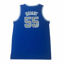Load image into Gallery viewer, Lorenzen Wright #55 Memphis University Basketball Jersey Blue