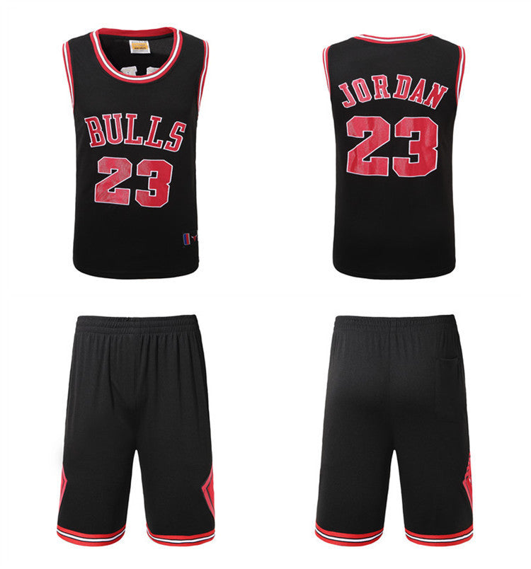 Chicago #23 Jordan Breathable Basketball Jersey Pants Set Embroidery fit for Youth to Adult