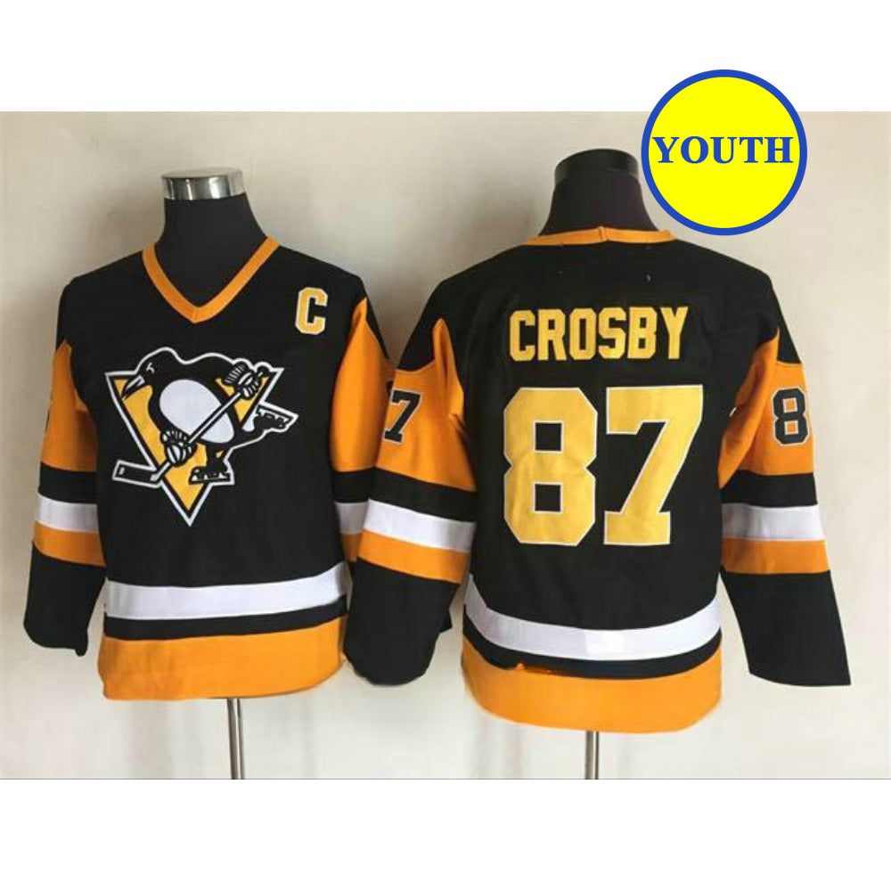 Custom Children Size Ice Hockey Jersey Boston Colorado Capital Penguin Duck for Youth