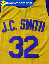 Load image into Gallery viewer, J.C Smith College #32 Earl &quot;The Goat&quot; Manigault Color: Yellow/Purple
