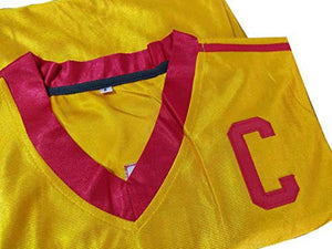 Average Joe's #16 Lafleur Stitched Movie Retro Baseball Jersey Yellow