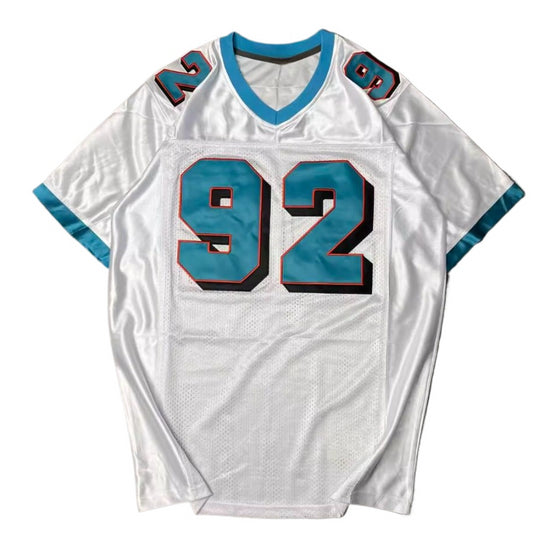 Spencer Strasmore #92 Ballers Football Jersey- Mesh Embroidered T shirt