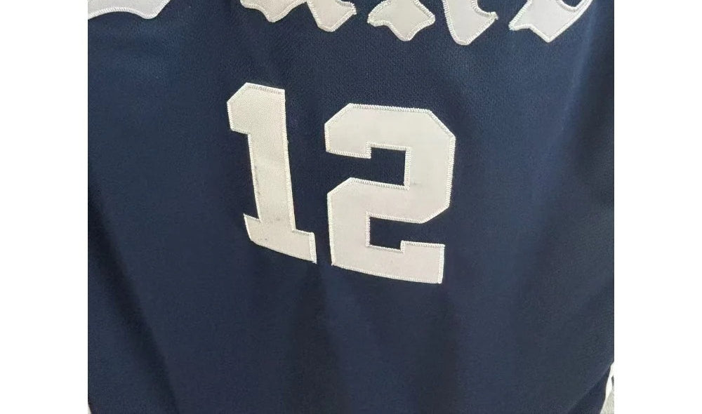 Custom Cameron Boozer #12  College Basketball Jersey  - Dark Blue Embroidery