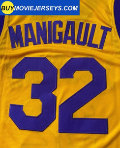 Customize J.C Smith College #32 Earl "The Goat" Manigault Color: Yellow/Purple