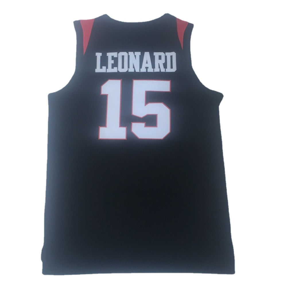 Kawhi Leonard #15  San Diego State University SDSU Basketball Jersey